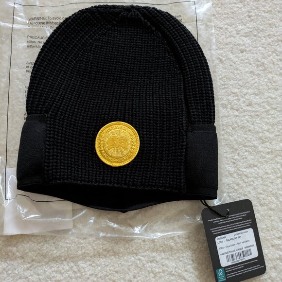 Canada Goose x Pyer Moss Merino Wool Balaclava / Toque, BLACK - Picture 1 of 13